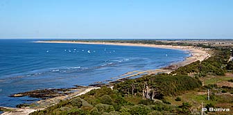 île de Ré vue depuis le phare des Baleines