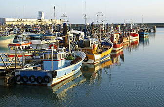 chalutiers au port de La Rochelle