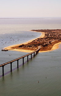 vue aérienne de Rivedoux-Plage